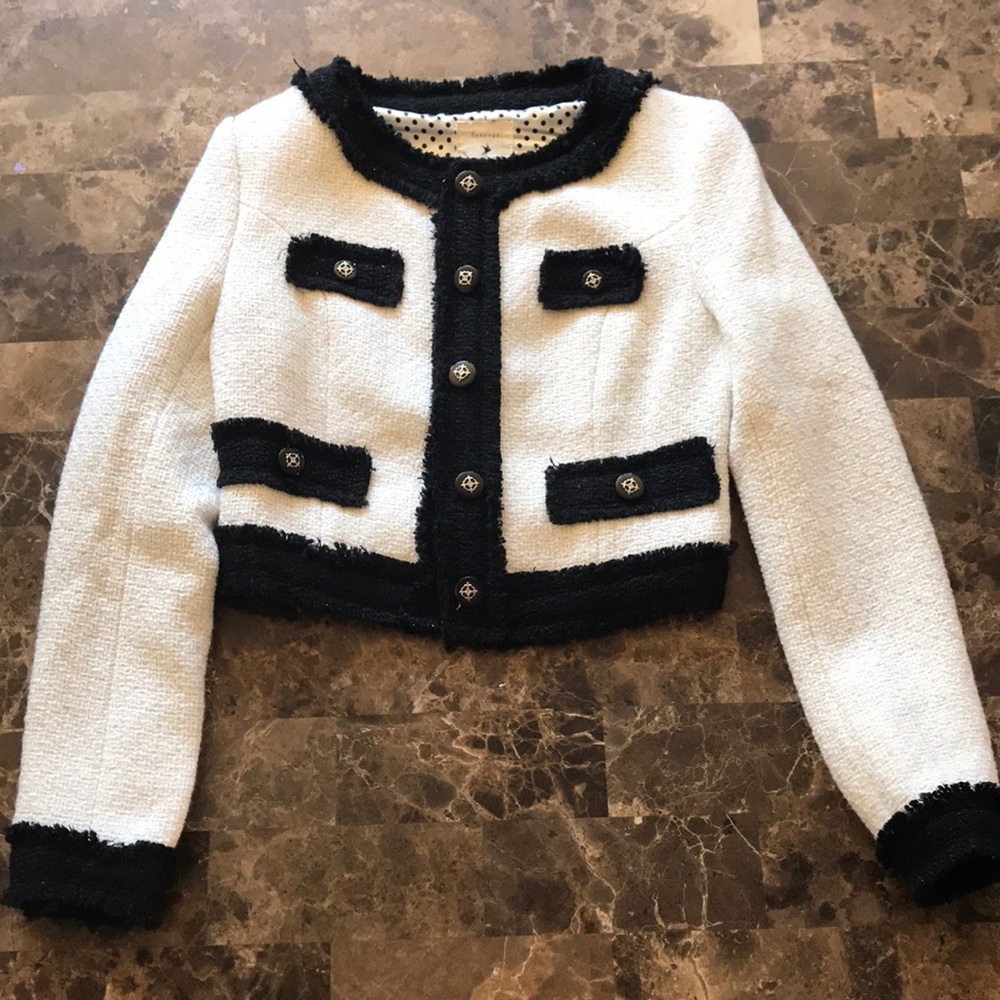Black & White Forever 21 Jacket